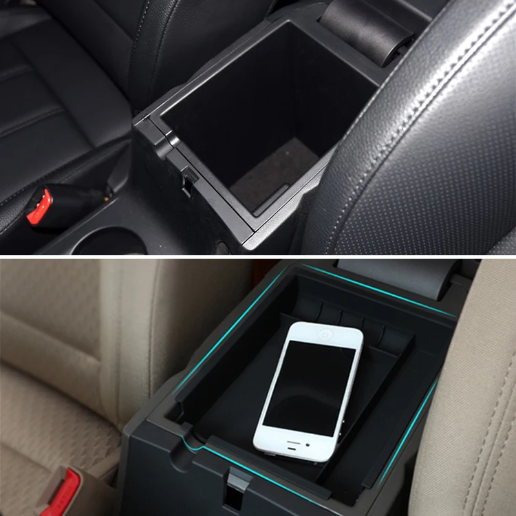 

Car Styling Central Storage Box Armrest Arm Rest Glove Storage Box for Hyundai IX35 Tucson 2009-2015 Auto Accessories