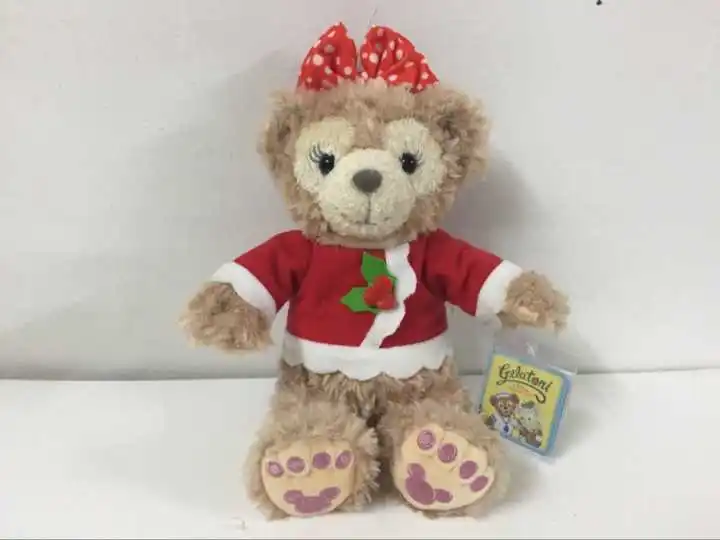 Милый мультфильм Даффи медведь Shelliemay рождественское платье Плюшевые игрушки Мягкая Животные куклы для девочек Для детей подарки на день рождения