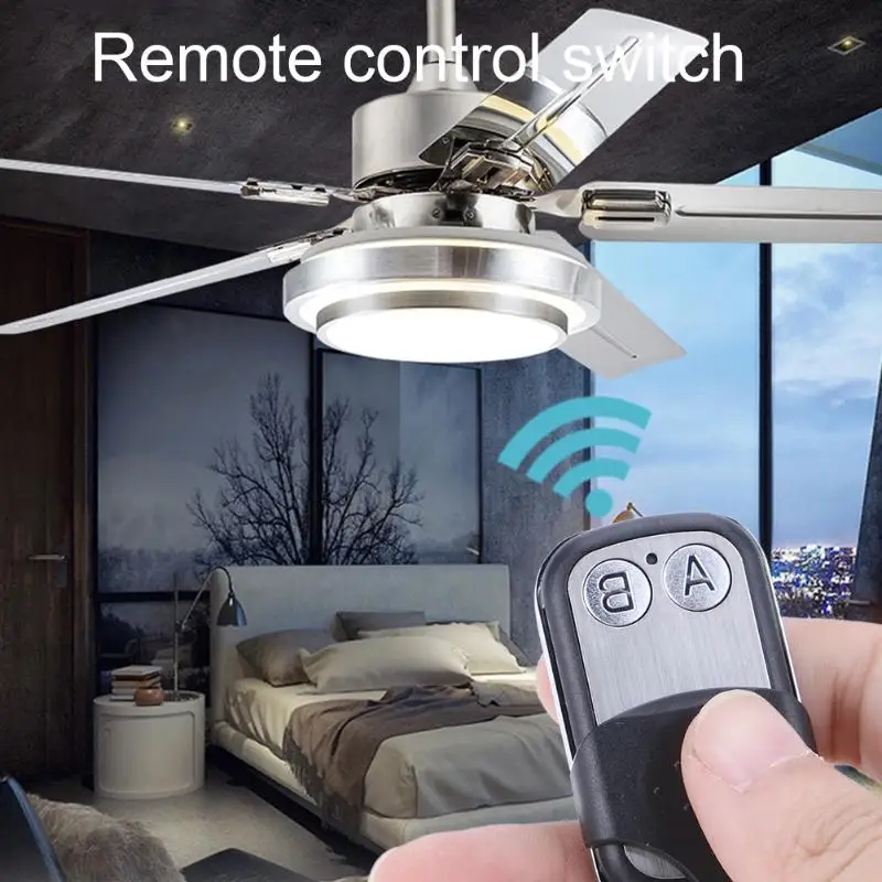

VODOOL Car 12V One Way Remote Control Switch Key Receiver Module RF 433MHz Transmitter Door Garage Electric Remote Control Keys