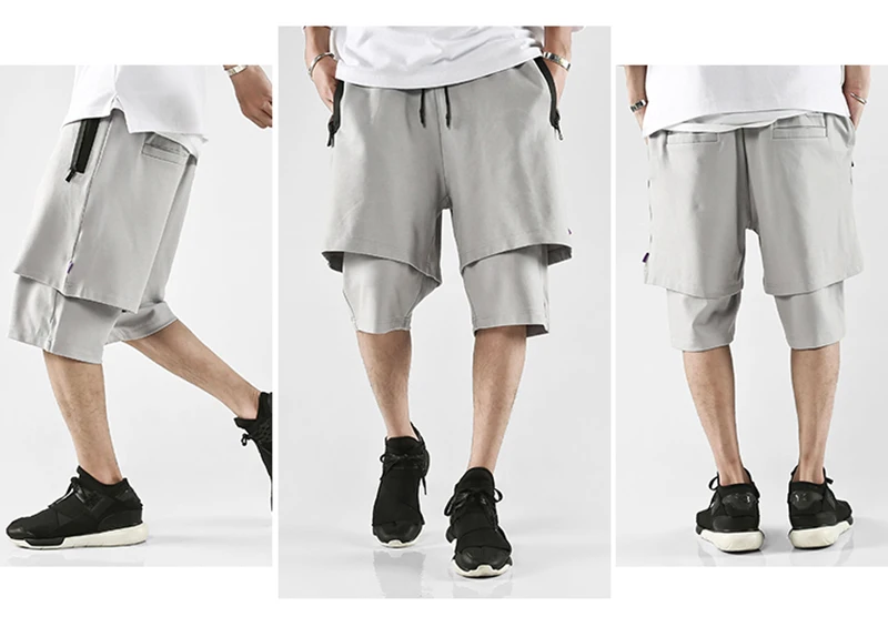 Body Engineers Baggy Mens Long Cargo Shorts Hip Hop  (12)