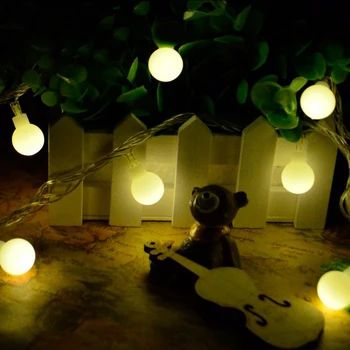 

2pcs Outdoor LED Bulb String Light 10M 100LED 220V High Quality Multi-Color LED Lighting for Christmmas Festival Night Party