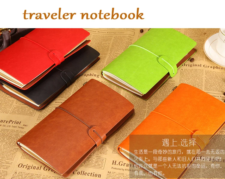 RuiZe винтажная записная книжка для путешественников, кожаная книга, А6, креативные канцелярские принадлежности, подарок, школьная записная книжка, дневник, может выгравировать имя