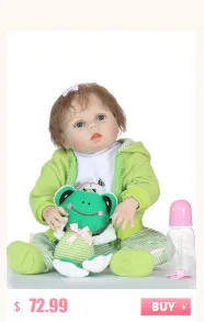 55 см Лидер продаж Мягкие силиконовые Reborn милые мягкие виниловые куклы живой для детей Детские игрушки с одеждой подарок лучший Playment