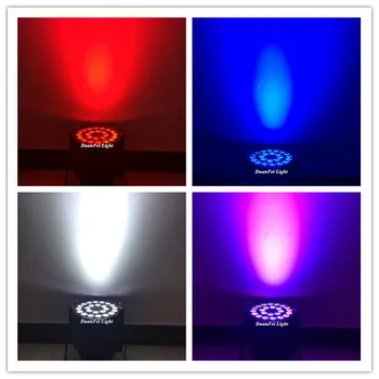 

10pcs/lot 24x18w par led rgbwa uv dmx auto led par can stage wedding par 64 led