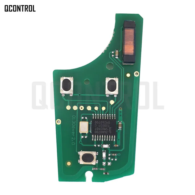 QCONTROL Автомобильный Дистанционный ключ Костюм для Opel/Vauxhall Astra H 2004-2009, Zafira B 2005-2013