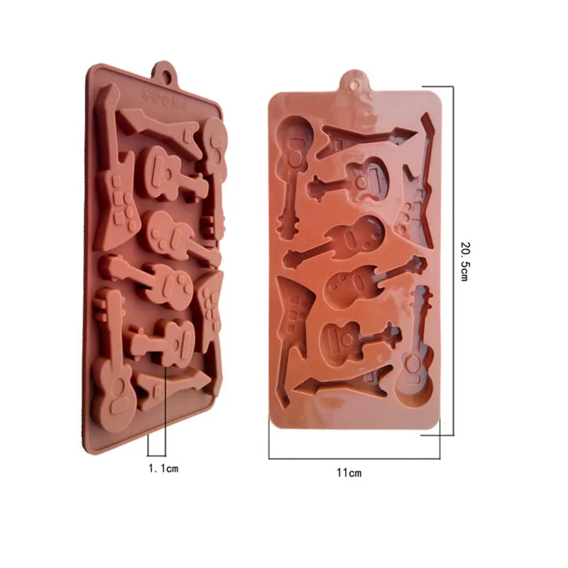 1PCS-Bass-Guitar-Shape-Silicone-Mold-Jelly-Chocolate-Soap-Cake-Decorating-DIY-Kitchenware-Bakeware-L025
