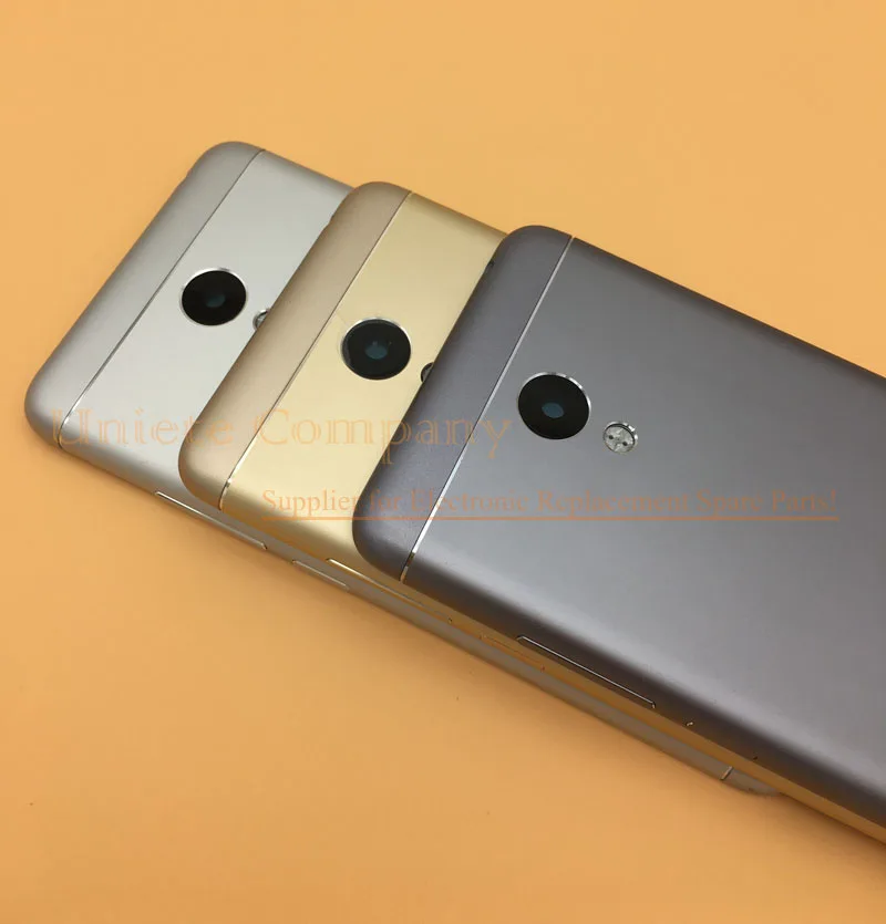 

For MEIZU M3s M 3S 5.0" Rear Battery Door Back Cover Housing Case With Camera Lens+Power Volume Buttons