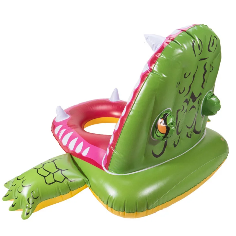160 см Гигантский Человек-едят Акула крокодил бассейн плавательный пояс для плавания кольцо шезлонг стул воздушный матрас вода вечерние