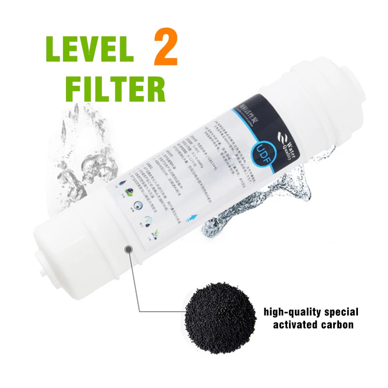 10 дюймов Quick Connect кокосовый уголь фильтра udf фильтров для воды обратного осмоса