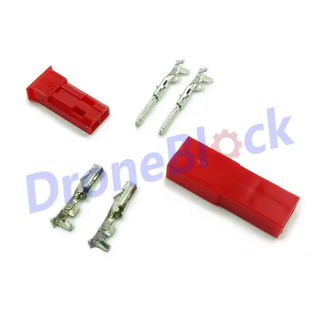 

10 Sets JST Plug Connector 2pin Female, Male for RC Multirotor Quadcopter Helicopter Airplane Car