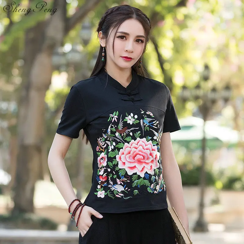 Новая летняя одежда Китайский традиционный cheongsam лучших восточных китайский традиционный китайский одежда для женщин Q319 - Цвет: 4