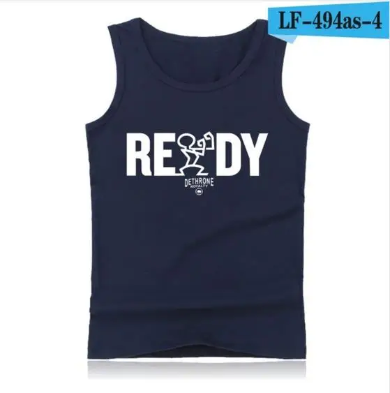 navy blue Dethrone Conor Mcgregor Dublin мужские майки, летняя майка для спортзала, хлопковая майка для бодибилдинга, Мужская одежда для фитнеса - Цвет: navy blue