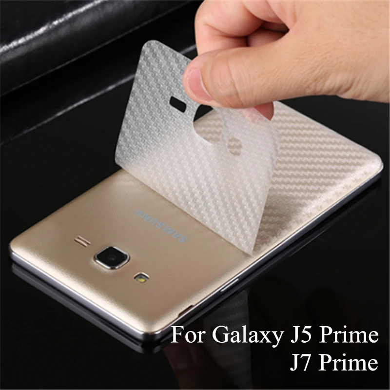 2 шт. Для Samsung Galaxy J5 J7 премьер Телефон Обратно защитная Наклейка J5prime J7prime 3D Мягкая