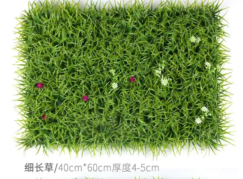 40*60 см DIY искусственные 3D зеленые стены садовый декор растения Трава зеленый Ландшафтный квадратный газон листья эвкалипта газон - Цвет: xichang
