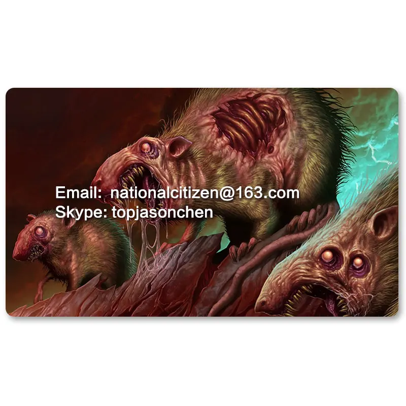 

Many Playmat Choices - Rotting Rats - MTG Board Game Mat Table Mat for Magical Mouse Mat the Gathering