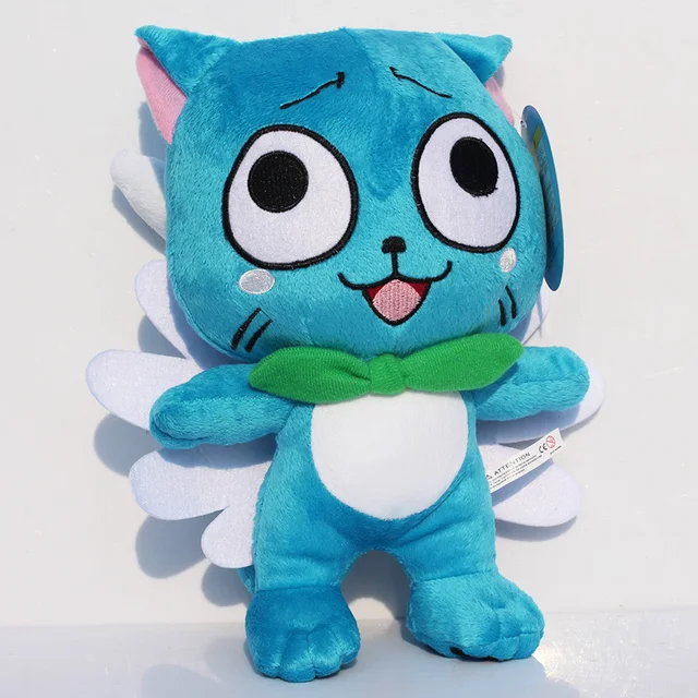 Best Offers Anime Fairy Tail Happy Blue Cat Plush Toys Soft 12"30cm Dolls with Tag Birthday Gift for Children Retail Free Shipping Best Offers Anime Fairy Tail Happy Blue Cat Plush Toys Soft 12"30cm Dolls with Tag Birthday Gift for Children Retail Free Shipping