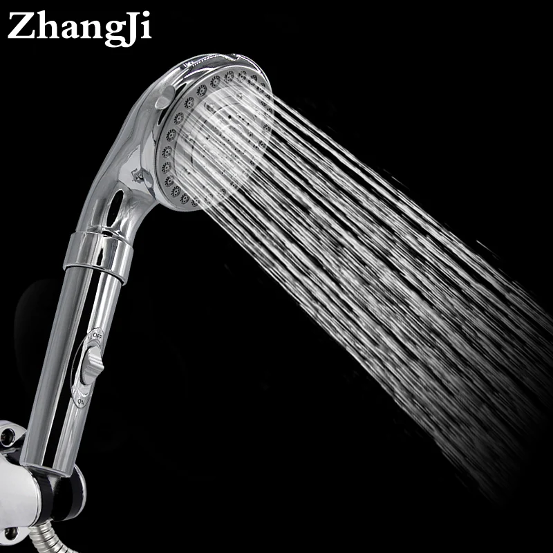 Zhangji 4 Функция Showerhead Ванная комната экономии воды Температура Ванна Душ спрей Ванная комната ручной пожаротушения Насадки для душа