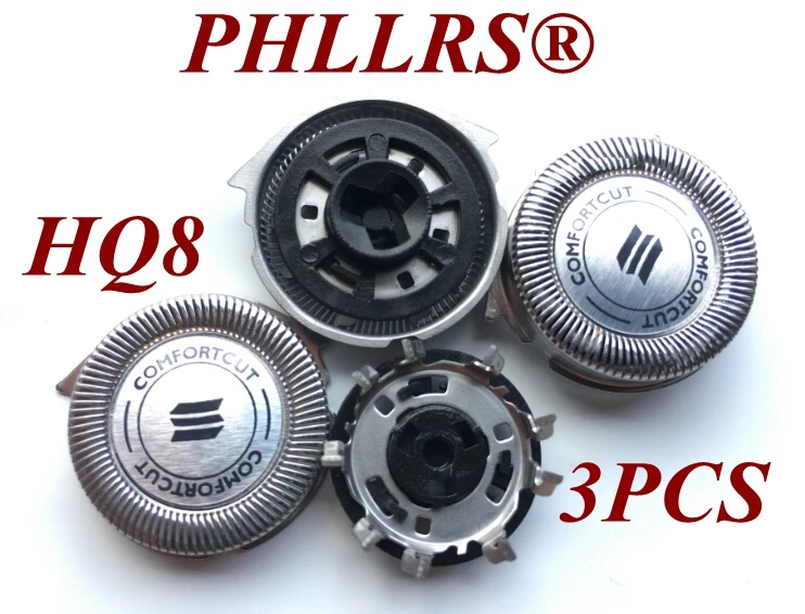 3 шт. сменные головки для бритвы PHILIPS HQ8 PT860 PT866 PT868 PT880 PT927 PT927CC AT880 AT940 AT810 AT811 AT830 |