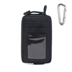 Водонепроницаемый портативный тактический кошелек-брелок для ключей кошелек для путешествий комплект портмоне с картой поясная сумка