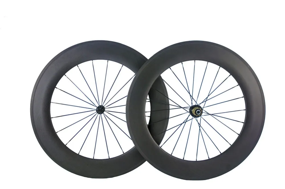 Top Complected set carbon road wheels 88mm clincher 700c carbon wheelset matte for shimano 2 Top Complected set carbon road wheels 88mm clincher 700c carbon wheelset matte for shimano 2