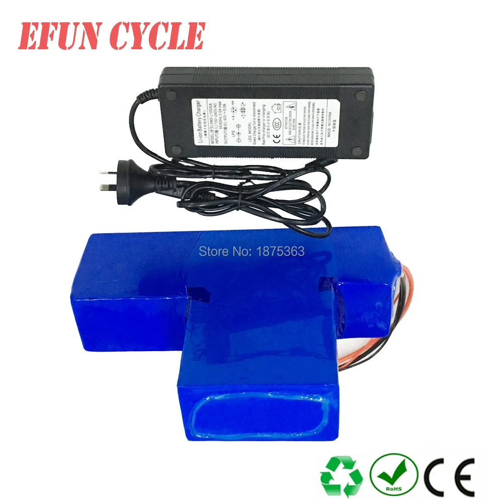 

Free shipping 36V 35Ah Customized T-shape Li-ion battery pack lead-acid replacement battery for electric bike electric vehicle