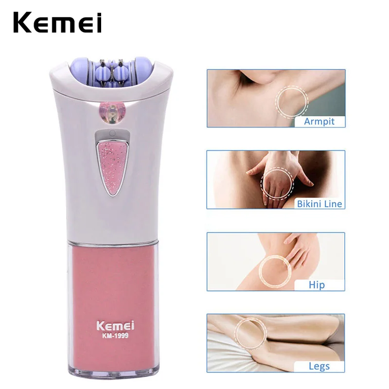 

Electric Women Epilator Hair Removal Shaver Clipper Shaving Razor Remover Face Body Armpit Underarm Leg Bikini Depilatory
