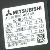 New 0J6300100A12 TAJIMA Parts Mitsubishi HC-MFS52-S1 500W Servo Motor for Tajima Embroidery Machines - Image 2