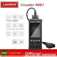 Запуск OBDII сканер Creader 9081 код читателя сканер с воздушной сумкой система управления батареей сброс CR9081 OBD 2 диагностический