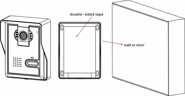 7inch digital Wireless Two Way Intercom Video Door Phone Doorbell , Smart IR Night Vision Doorbell-1