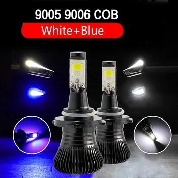 

2PC Fog light H7 LED H4 H1 H3 Dual Color Fog Lights DRL Daytime Running Lights Drving Bulb Car Lights 3000k 6000k 12V Auto Lamp