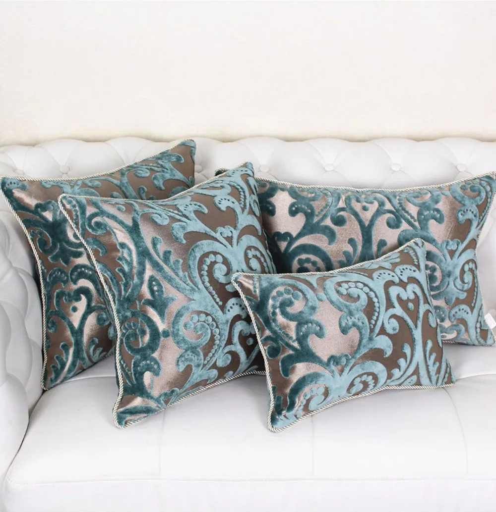

Free Shipping!Luxury geometric decorative throw pillow/almofadas case 45x45 60x60,european baroque cushion cover home decorating