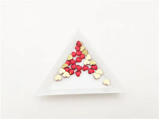 Heart 5.5x6 Светильник Siam 227 ослепительный стеклянный плоский с оборота свободный клей для страз на одежде ткань украшения и дизайн ногтей аксессуары из камней ремесла - Цвет: Heart 5.5x6