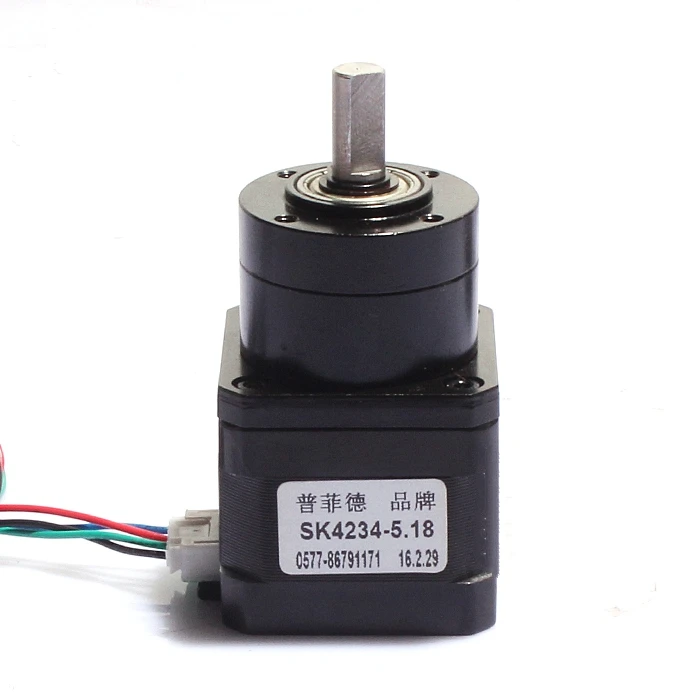 

1Pcs 4-lead Stepper Motor 42 motor 48mm body Extruder Gear Stepper Motor Ratio 5.18:1 Planetary Gearbox Nema 17 Step Motor