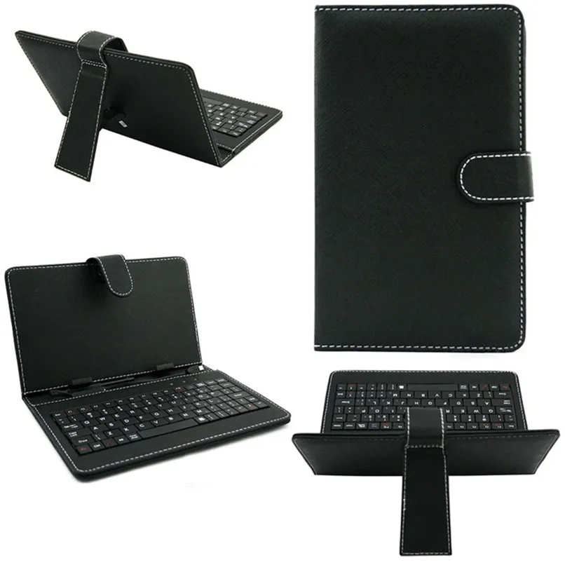 

Superior Quality 7 8 9 9.7 10.1 inch Leather Case Cover USB Keyboard for Android Windows Tablet H1T07