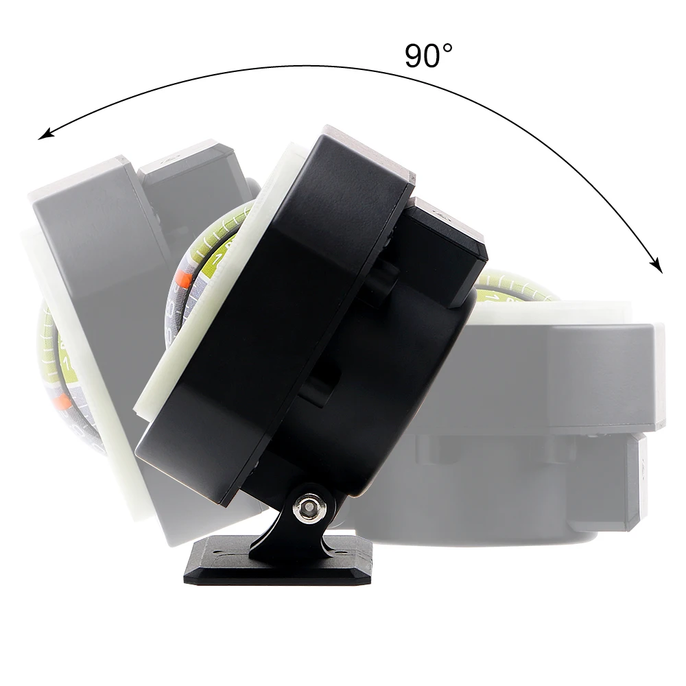 YOSOLO Car Compass High-precision Built-in LED Auto Slope Meter Level Car Vehicle Declinometer Grad