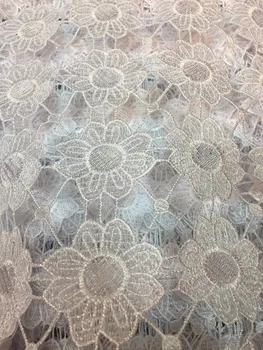 

African Lace Fabric High Quality African Cord Lace nigerian laces Guipure Embroidery For Wedding /party dress