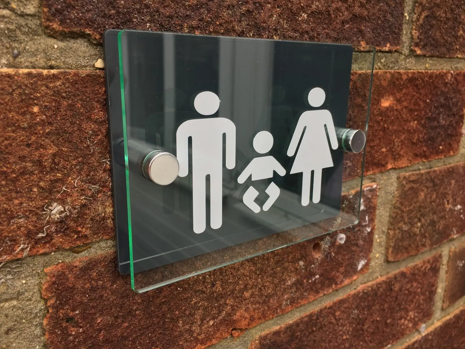 Details about   Modern Contemporary Laser Cut Acrylic WC Sign Plaque with fixings FREE POST
