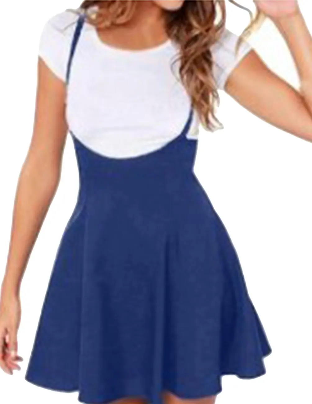 

Women Fashion Backless Mini Slip Dress Camisole Sleeveless Dress Sexy Dresses Strapless Adjustable Strap dress