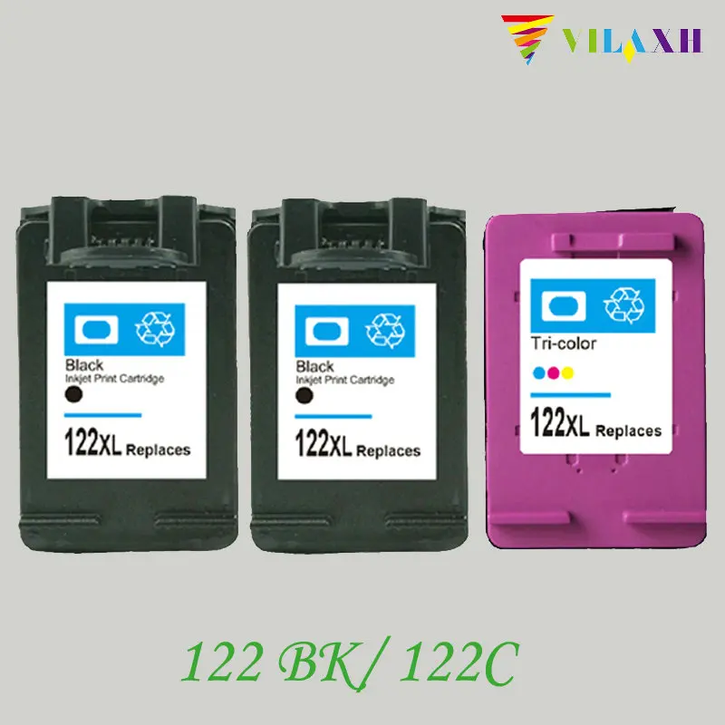 For HP 122 122xl Ink Cartridge For HP Cartridge 122 Deskjet 1000 1050 ...