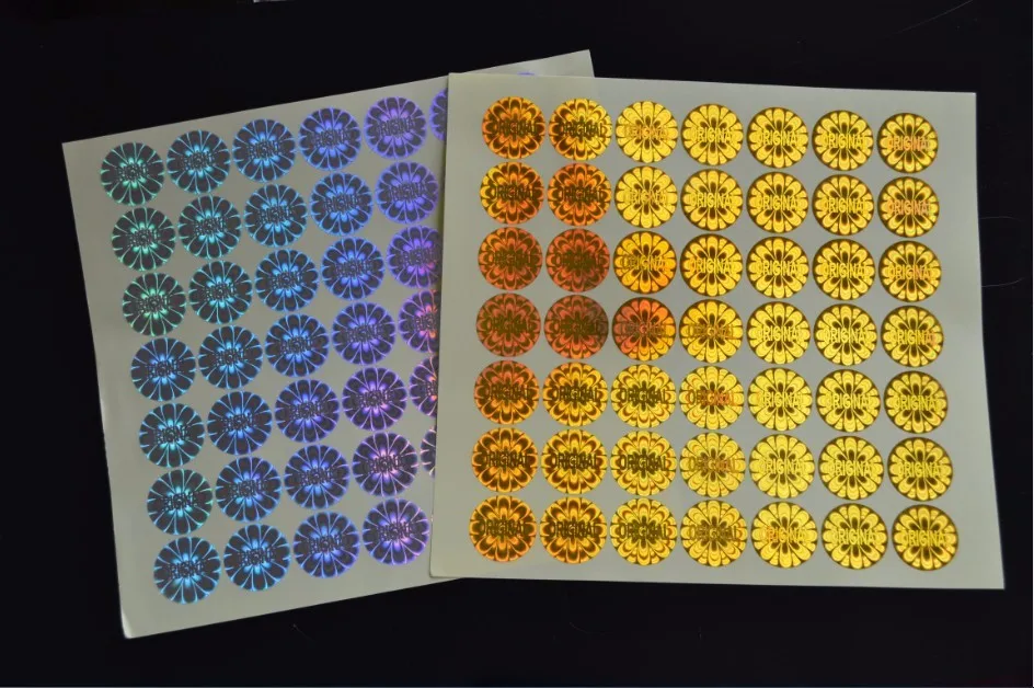 Original Hologram golden & silver