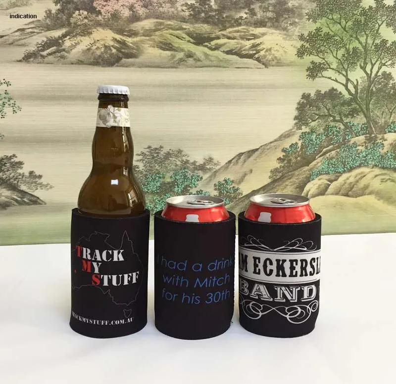 150pcs/lot Neoprene Stubby Holders Insulated Can Beer Cooler Bag Weeding For Wine Beer Food Cans