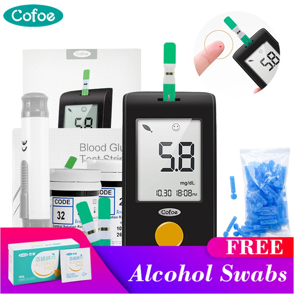 Глюкометр крови Cofoe Yili 50/100 шт тест-полоски глюкозы - купить