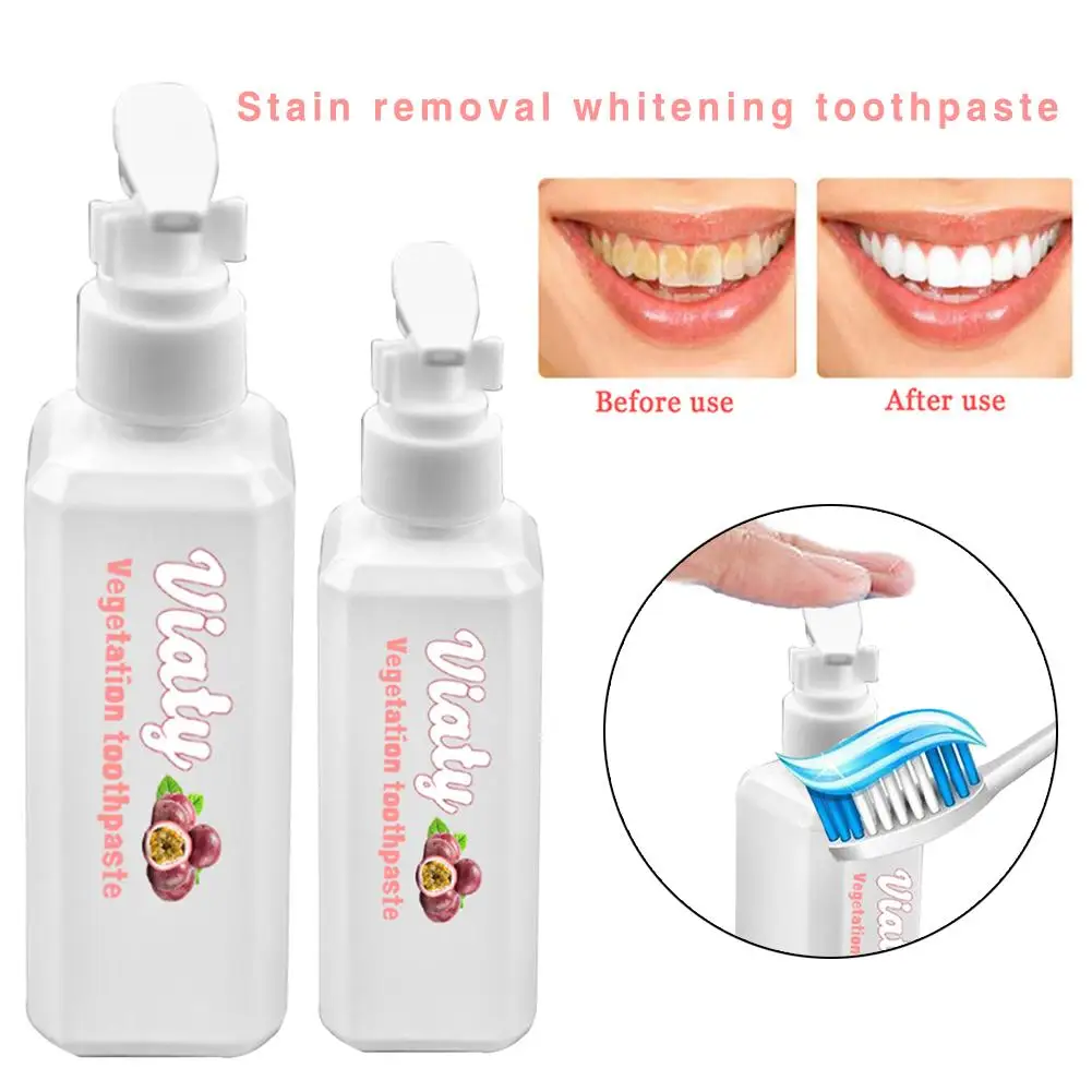 

Toothpaste Stain Removal Whitening Toothpaste Fight Bleeding Gums Fresh Breath Teeth Whitening Convenience Portable