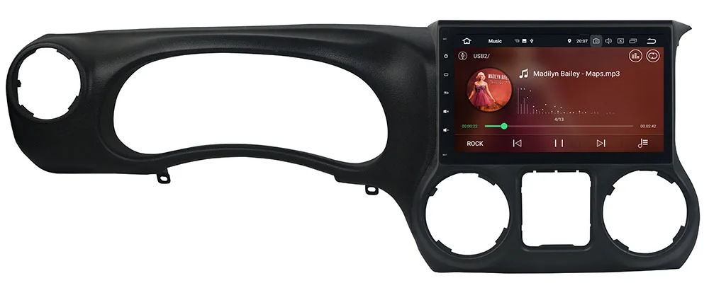 Perfect Belsee 10.1 Screen Android 8.0 Auto Head Unit Radio Car Stereo Navigationfor Jeep Wrangler JK 2011 2012 2013 2014 2015 2016 2017 3