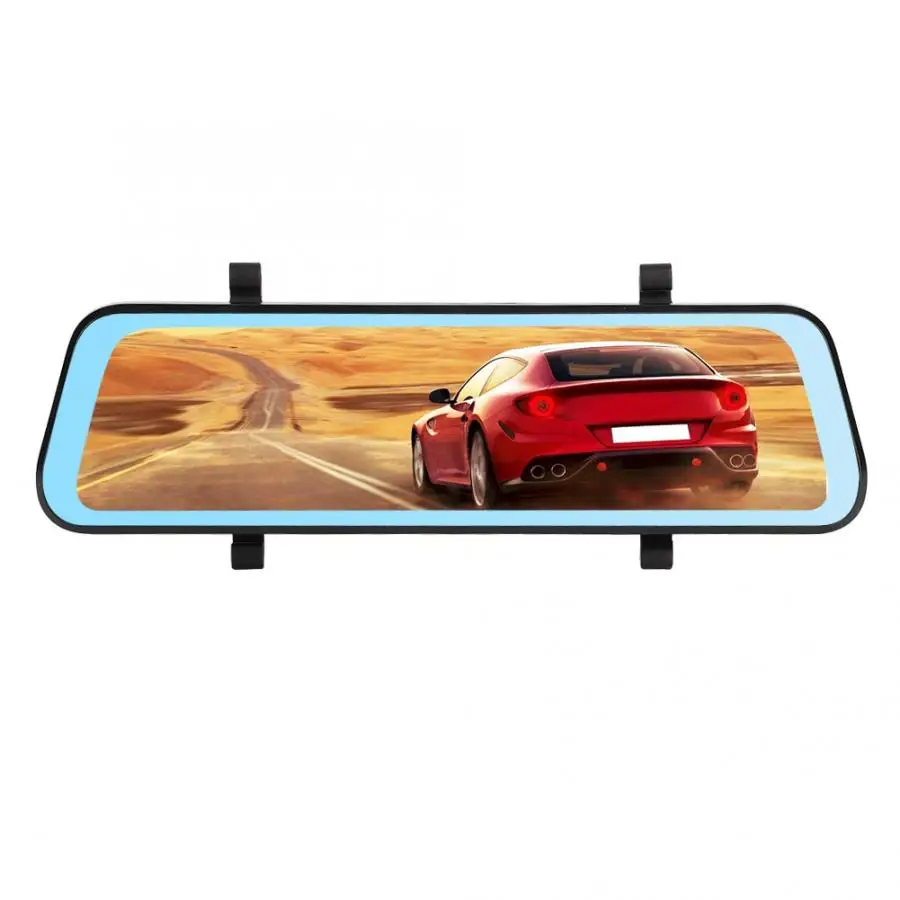DVR камера Anytek T11 9,66 дюймов Сенсорная Автомобильная зеркальная камера заднего вида с двойным объективом видеорегистратор для вождения видео рекордер автомобильные аксессуары