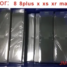 100 шт./лот пластиковая Заводская Защитная пленка для экрана для нового мобильного телефона для iPhone 7 7p'lu's 8 8plus X XS MAX XR