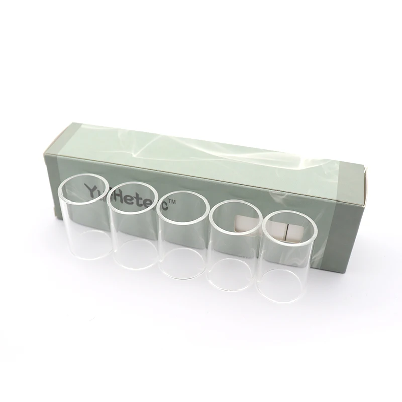 

Authentic Yuhetec Straight Replacement Glass Tank pyrex Replacement glass tube for Ammit 25 RTA 2ml (5 Pack)