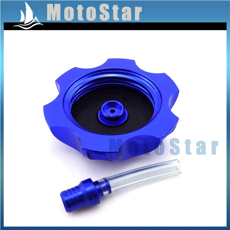 CNC Aluminum Gas Fuel Tank Cover Cap For Chinese Made Pit Dirt Motor Trail Bike 50 70 90 110 125 140 150 160cc