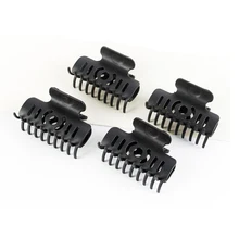 10 шт./компл. термостойкость Пермь стержней большой Заколки для волос гребень для волос с щипцы для баров бабочка волосы зажимы для клипс баррель расческа зажимы 1253