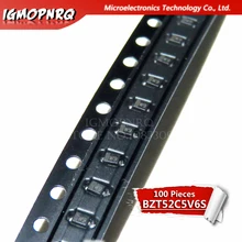 100 шт. зенеровский диод BZT52C5V6 BZT52C SOD-323/123 W9